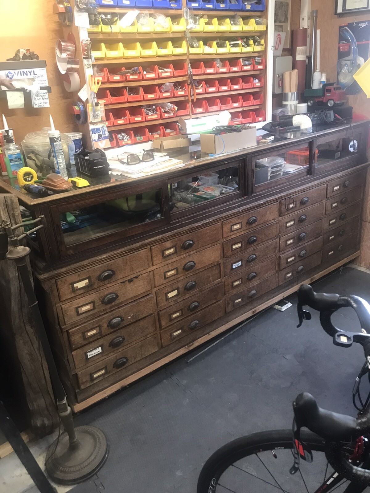 antique Hardware Store Display Case San Francisco eBay