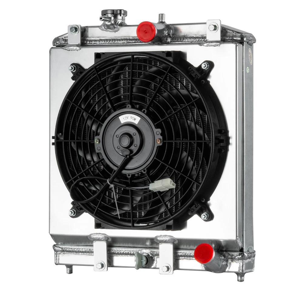 Fit 1992-2000 HONDA CIVIC DEL SOL EK/ INTEGRA DB DC 2Row RADIATOR+SHROUD FAN Foto 4 de 4