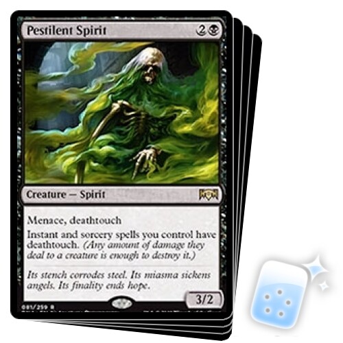 PESTILENT SPIRIT X4 Ravnica Allegiance RNA Magic MTG MINT CARD - Picture 1 of 1