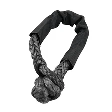 Off Road Recovery Rope Soft Shackle Tow Winch Rope 33000lbs Working Load