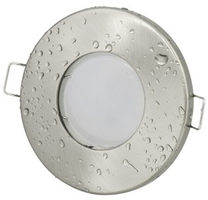 Badezimmer LED Einbaustrahler IP65 ohne Trafo GU10 5W LED 230V EEK A+