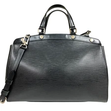 Auth Louis Vuitton Brea MM Tote Bag Epi Noir 2way Shoulder Bag Handbag M40329