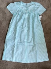 House Coat Duster Lounger Housecoat Seersucker Grandmacore Sz M Vintage NWT