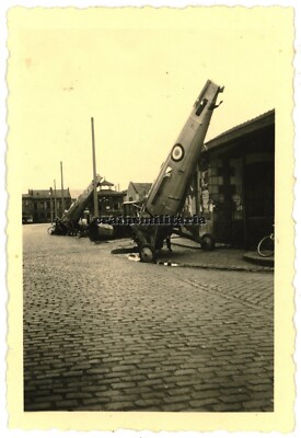 Orig. Foto franz. Flugzeug Wrack in Frankreich 1940