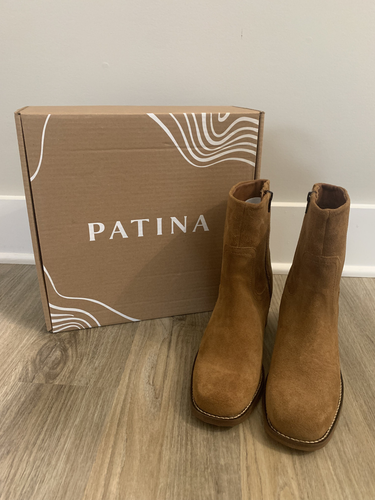 Portland Leather Goods Patina Oslo Ankle Boot Women's Size 8 Sand NEW IN BOX! - Picture 5 of 10