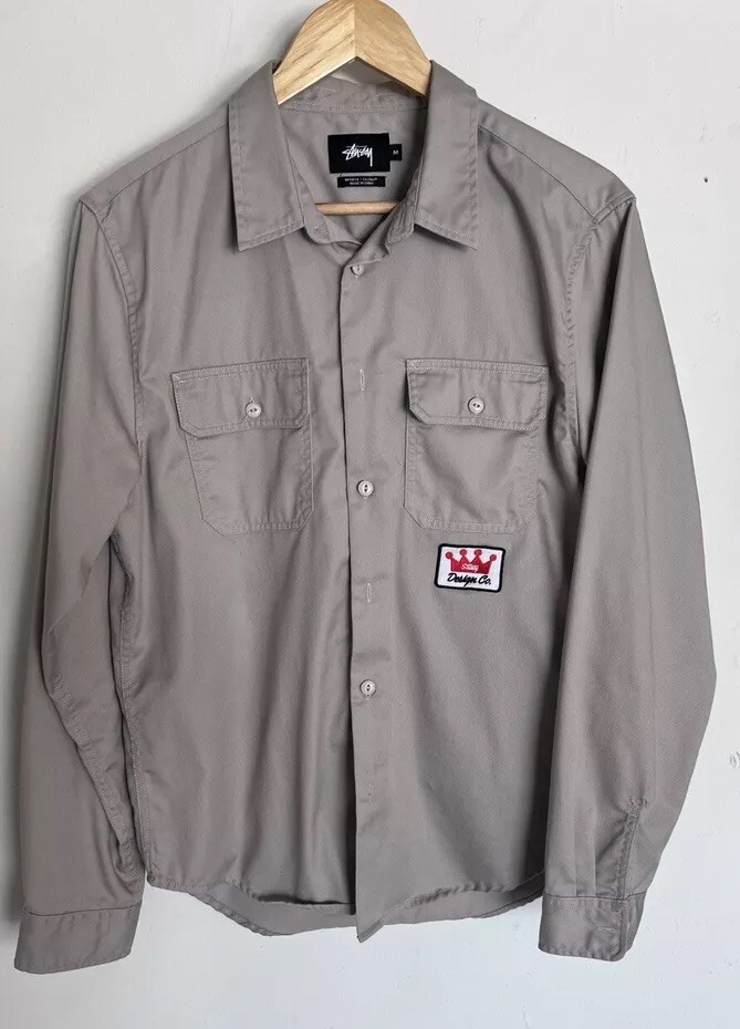 Vtg Stussy Work Shirt Button Down Design Co Long Sleeve Vtg Stussy Work Shirt Button Down Design Co Long Sleeve