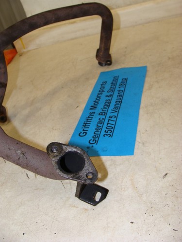 Generac Briggs Stratton 18hp Vanguard vertical doble cabezal de escape tubo colector - Imagen 2 de 8