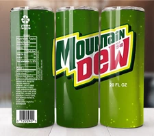 20oz Stainless Steel Tumbler Insulated Travel Mug Mountain Dew