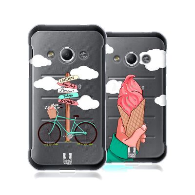 HEAD CASE DESIGNS SUMMER ADVENTURE SOFT GEL CASE FOR SAMSUNG PHONES 4
