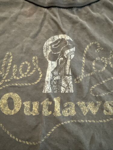 Vintage Style Waylon Jennings XXL Shirt Ladies Love Outlaws - Picture 3 of 11