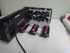 Ripe3D dreifach externe GPU Grafikkartenständer zum Selbermachen Mining Rig 10 PCI Steckplatz 