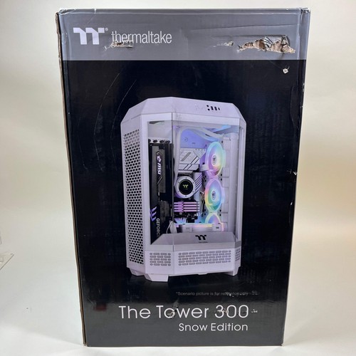 Thermaltake The Tower 300 Snow Edition CA-1Y4-00S6WN-00 PC Case Chassis - Afbeelding 9 van 9