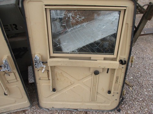 1 Pair R&L FLAT Front X Doors Bad Window Glass, for HMMWV Uparmor ...