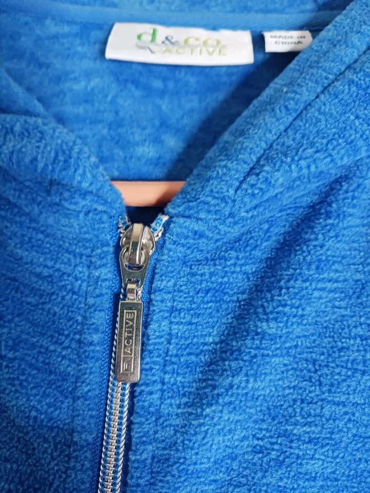 D & Co. Active Hooded Zip Up Jacket Women's Size S - Image 4 of 4