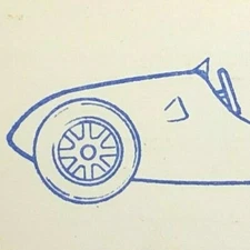 c1960's Pomona Formulae Car Club / Elks #789 "Assisted By" Courtesy Card