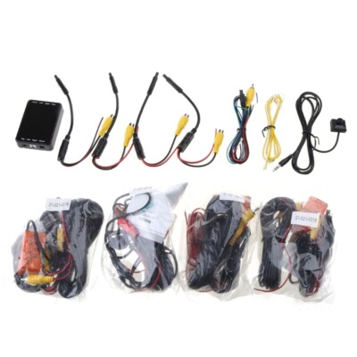 Auto Parking Assist Panoramic View Rearview 4 Way Camera Control Box System 360°