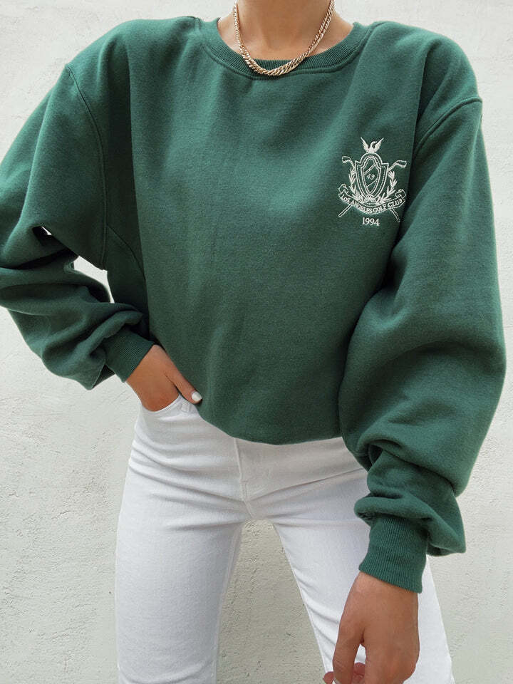 STITCH AND FEATHER Vintage Golf Club Sweatshirt in Hunter green | eBay