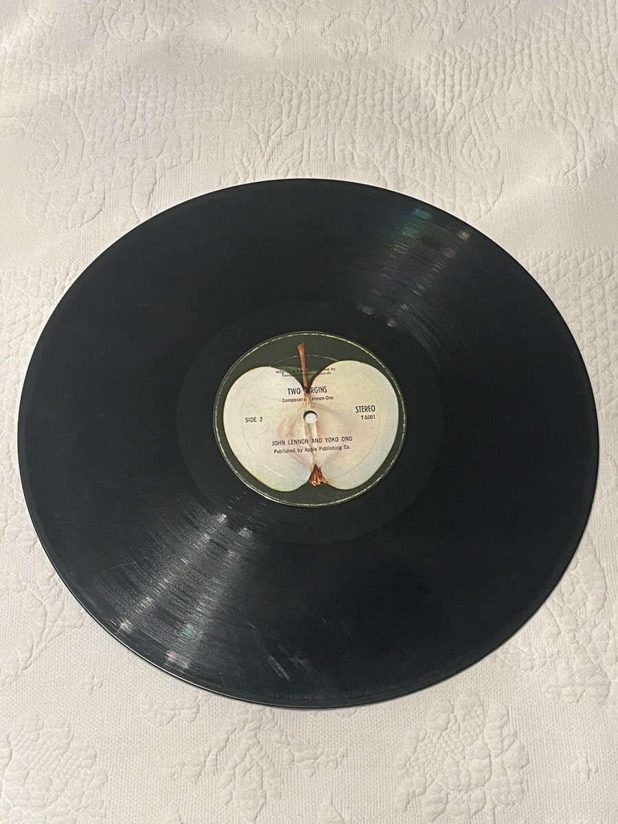 John Lennon Yoko Ono Two Virgins LP Nude Cover '68 T5001