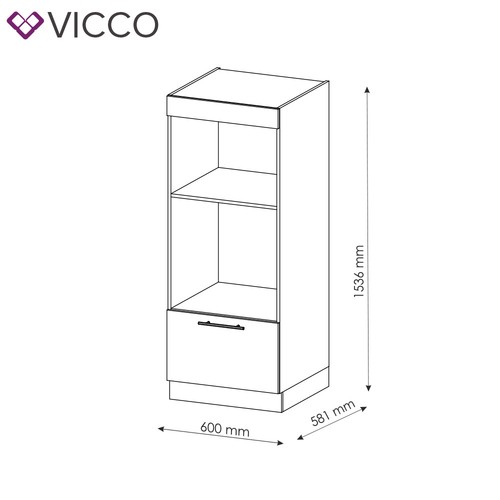 Küchenschrank Hängeschrank Unterschrank Küchenzeile Fame-Line Vicco - Bild 98 von 130