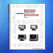 LOWRANCE HOOK2 X 4X 5X 7X GPS Series User Manual Operation - TOUGH WIRE BINDING
