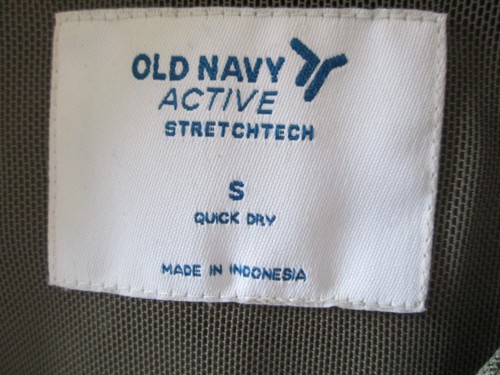 OLD NAVY ACTIVE Loose StretchTech Mock Neck Zip-Front Lined Jacket-Taupe-Size S - Picture 3 of 12