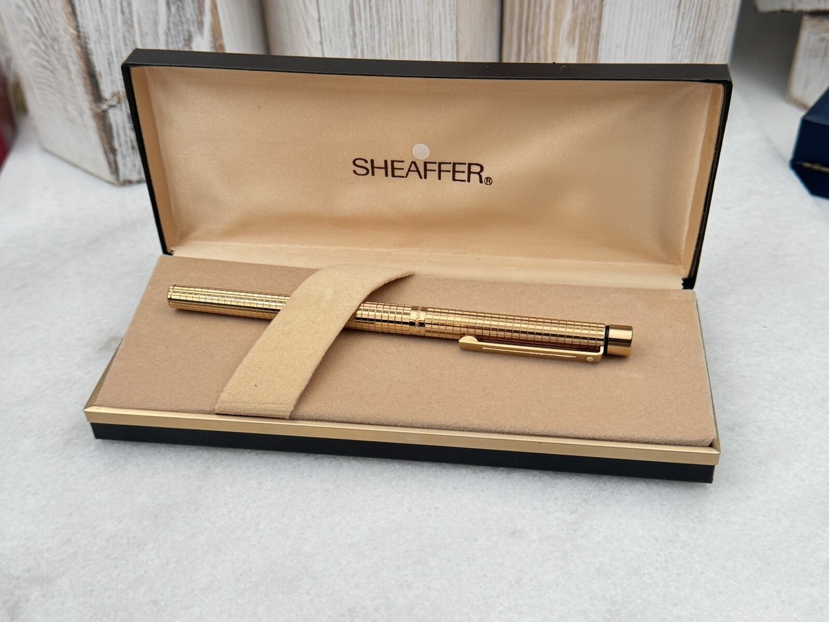 SHEAFFERヴィンテージ万年筆14金GOLD ELECTRO PLATED Vintage Schaefer 14k 585 GOLD ELECTRO PLATED SHEAFFER USA