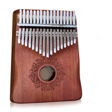 Kalimba Portable 17 Keys Thumb Piano, Portable Mahogany Mbira Finger Piano wi...