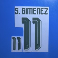 Mexico 2026 Santiago Gimenez Player Size Soccer Shirt Nameset Name Number ID