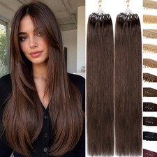 CLEARANCE Micro Loop Ring Beads Tip Thick 1g/s Real Human Remy Hair Extensions