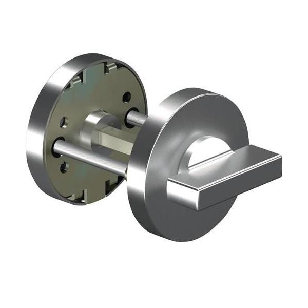 Ogro SchlüSselrosette 7122 Wc Al Alu.F1 Schildst.9Mm Wc Rd. Ogro Rosetten Ogro-image