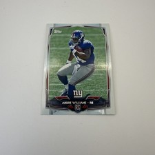 2014 Topps Football Rookie Card #370 Andre Williams New York Giants