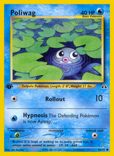 Poliwag 62/75 C Neo Discovery Pokemon Unlimited NM/M on eBay