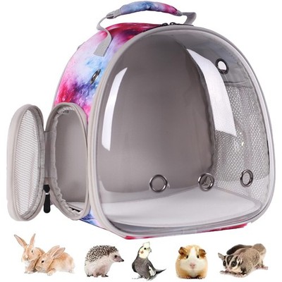 Bunny Carrier Backpack with Space Capsule Clear Bubble Window - Portable Smal...