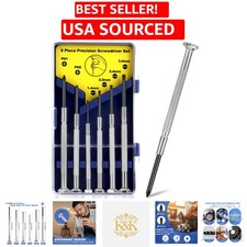 Durable 6PC Small Screwdriver Set - Perfect for Electronics and Detailed Repairs