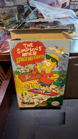 The Simpsons Bart vs the Space Mutants Nintendo NES w Box & Manual Works Great