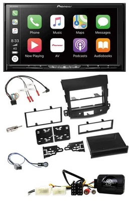 Pioneer 2DIN Lenkrad USB DAB DVD Bluetooth Autoradio für Mitsubishi 10-12 Outlan - Bild 1 von 4