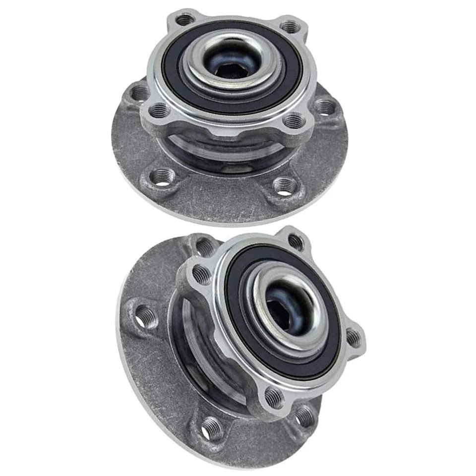 2x Front Wheel Hub Bearing Assembly W/ABS For BMW 745I 745Li 750I 750Li 760I Foto 2 de 4