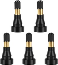 High Pressure Tire Valve Stems 5 Pack Rubber Snap-in For Trucks Trailers Cars