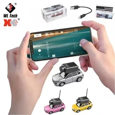 WLtoys 6401 Mini FPV RC 1/64 Racing Car HD Camera 2.4G APP Control On-Road Cars