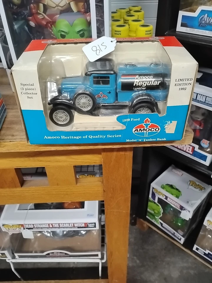 Fundición de especificaciones: Ford 1929 Modelo A Tanker: Amoco Regular: Escala 1:25: Serie Diecast Foto 3 de 4