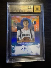 Cooper Flagg 2025-26 Topps Contemporary Marks Orange Rainbow Auto /25 BGS 9.5