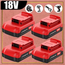 2PACK 4PACK 18V Lithium Battery for Porter Cable 18 Volt PC18B PC18BL PC18BLX