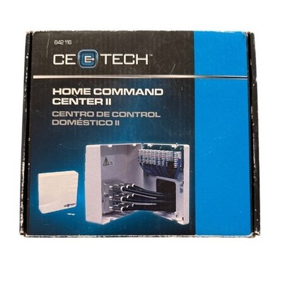 CE TECH Home Command Center II 642116 Structured Wiring Enclosure   New Open Box