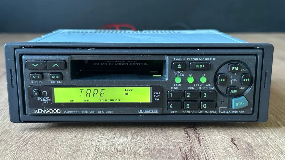 KENWOOD KRC-856R vintage pre-MASK cassette-tuner head unit - Bild 3 von 4