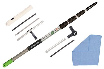 Axis Line 6 Meter Teleskop Fensterwischer Set 35/40cm zur Glasreinigung