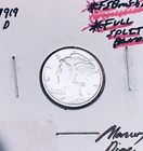 1919-D Mercury Dime, FULL Split Bands, Superb Gem BU++ FSB, RARE This Nice!