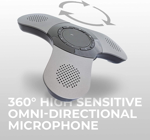 Enceinte de Conférence Bluetooth avec Microphone, Pack de 3 Enceintes Portable sans Fil f - Photo 5/7