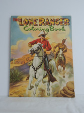 Vintage: The Lone Ranger Coloring Book - Whitman - Authorized Edition - 1951