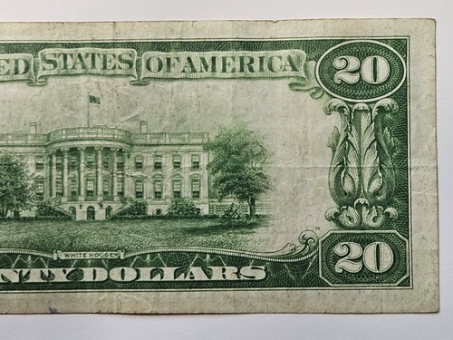1928B $20 Numerical "7" FRN Redeemable in Gold Fr. 2050G Chicago IL District - Picture 4 of 5