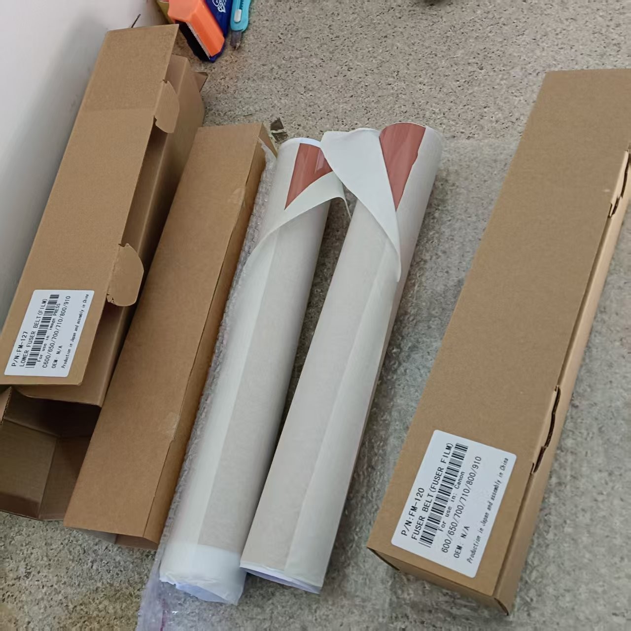 New Lower+upper Fuser film Sleeve kit For Canon IR C60 C600 C800 C700 C710 C810